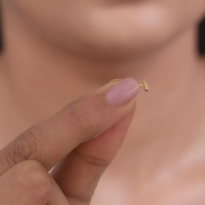 Golden Eyeconic Ear Piercings