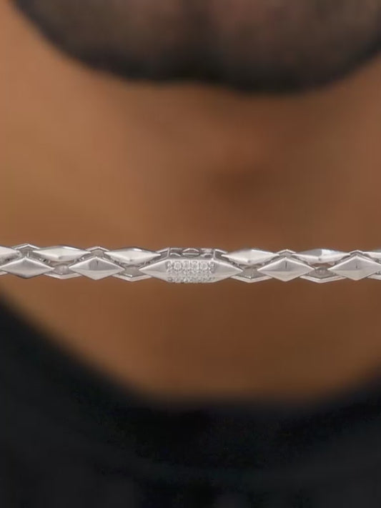 Silver Dude's Delight Bracelet For Him