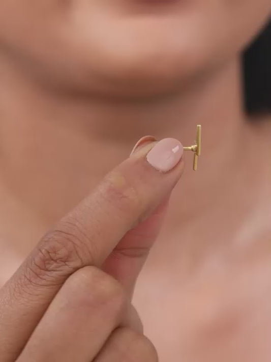 Golden Thunder Strike Earrings