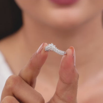 Silver Mesmerising Vanki Ring