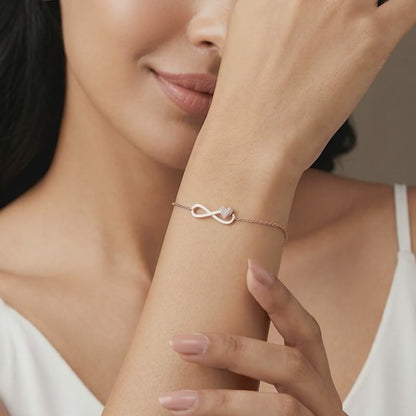 Rose Gold Love Slider Bracelet