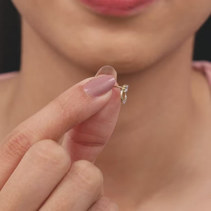 Gold Glo Lab Grown Diamond Earrings