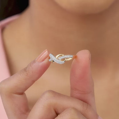 Gold Everlasting Lab Grown Diamond Ring