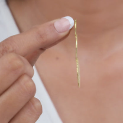 Golden Trinity Orbit Dangler Earrings