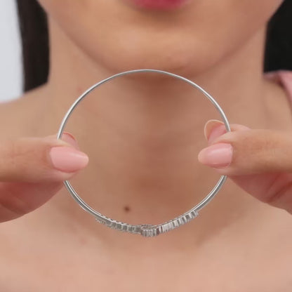 Silver You Sparkle Cuff Bracelet