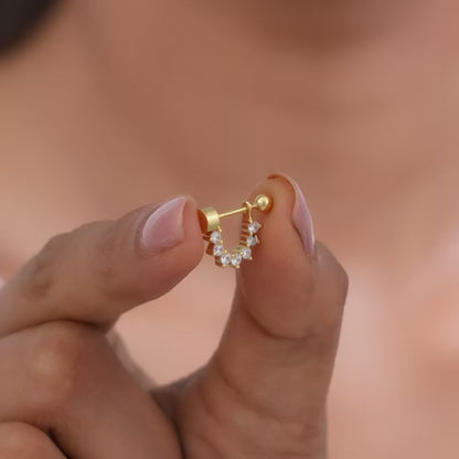 Golden Inka Ear Piercings