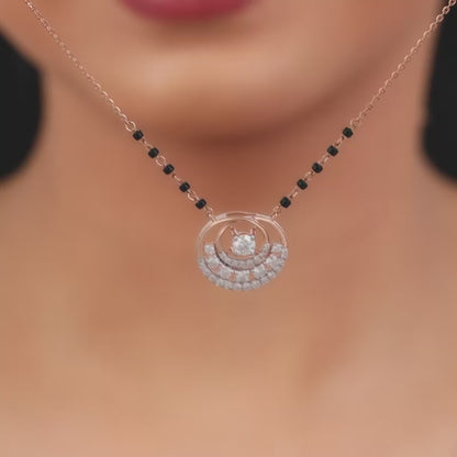 Rose Gold Pruthvi Lab Grown Diamond Mangalsutra