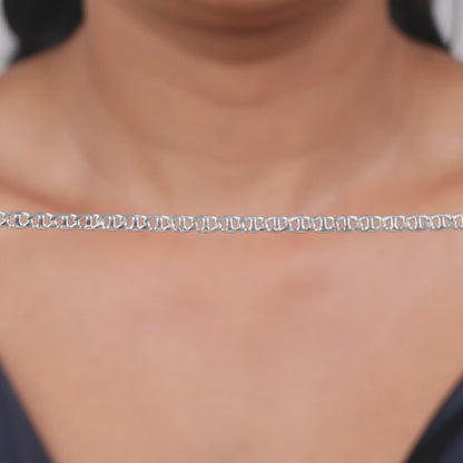 Silver Belcher Short Chain