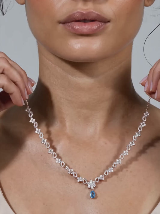 Rose Gold Bridal Celebration Necklace