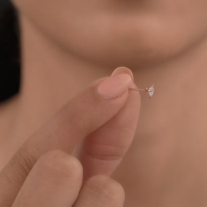 Rose Gold Callie Ear Piercings