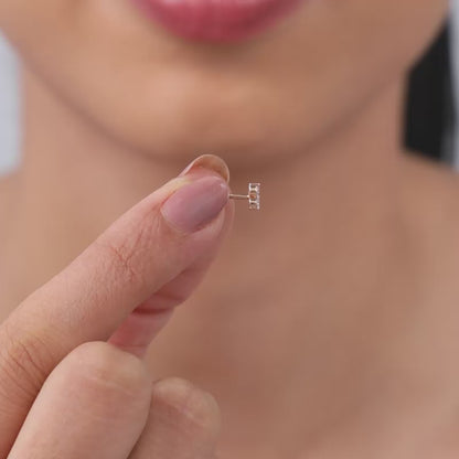 Rose Gold Grace Lab Grown Diamond Stud Earrings