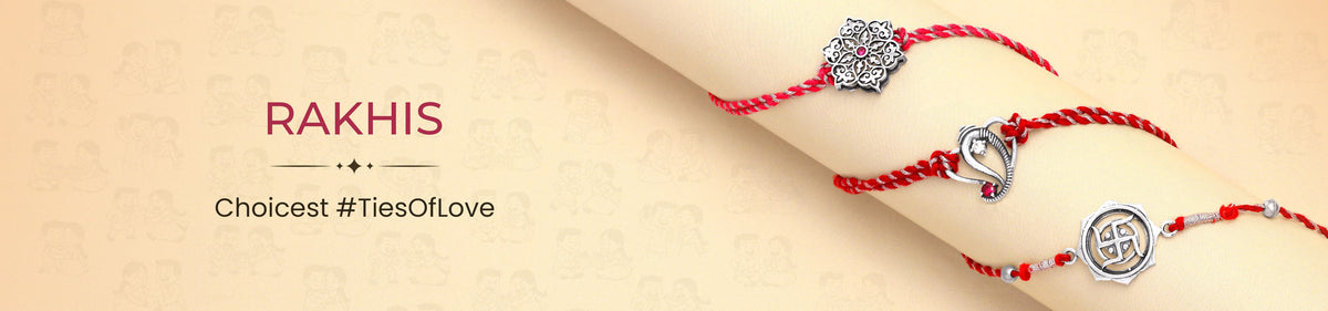 Buy Silver Rakhi Online | Rakhi for Brother – GIVA