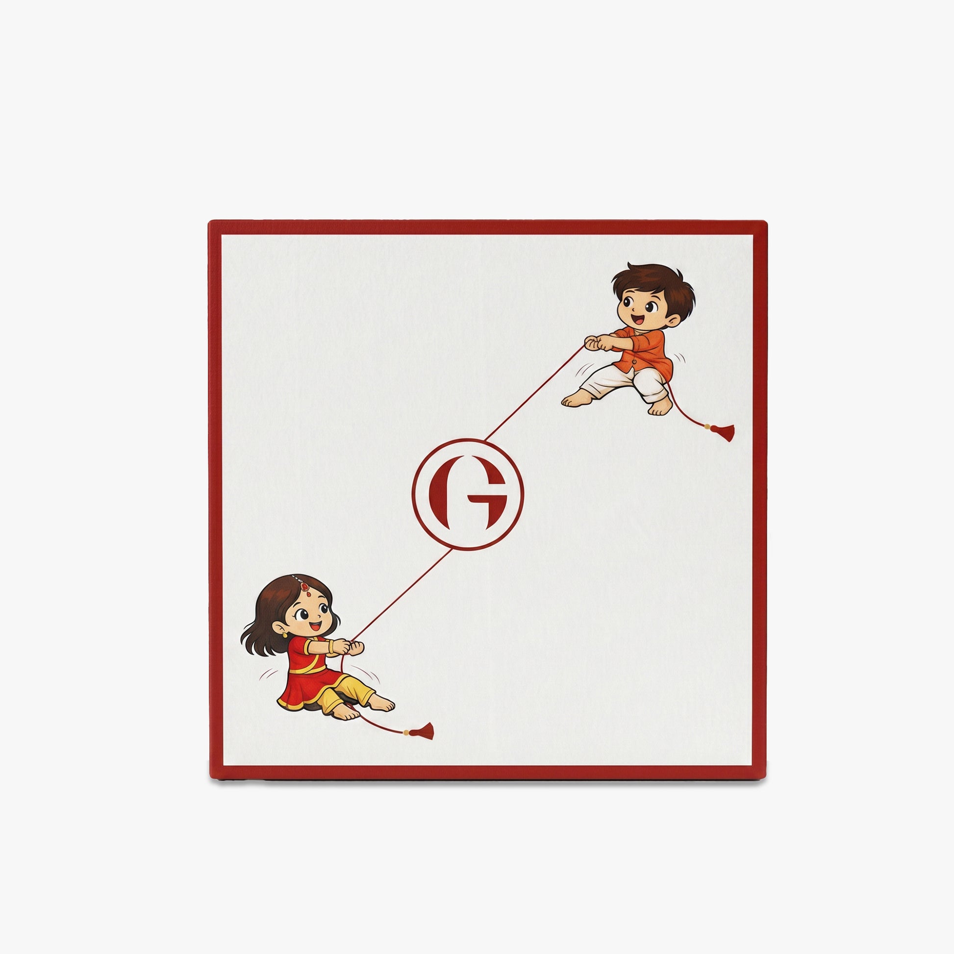 Golden Lord Ganesh Bracelet Rakhi