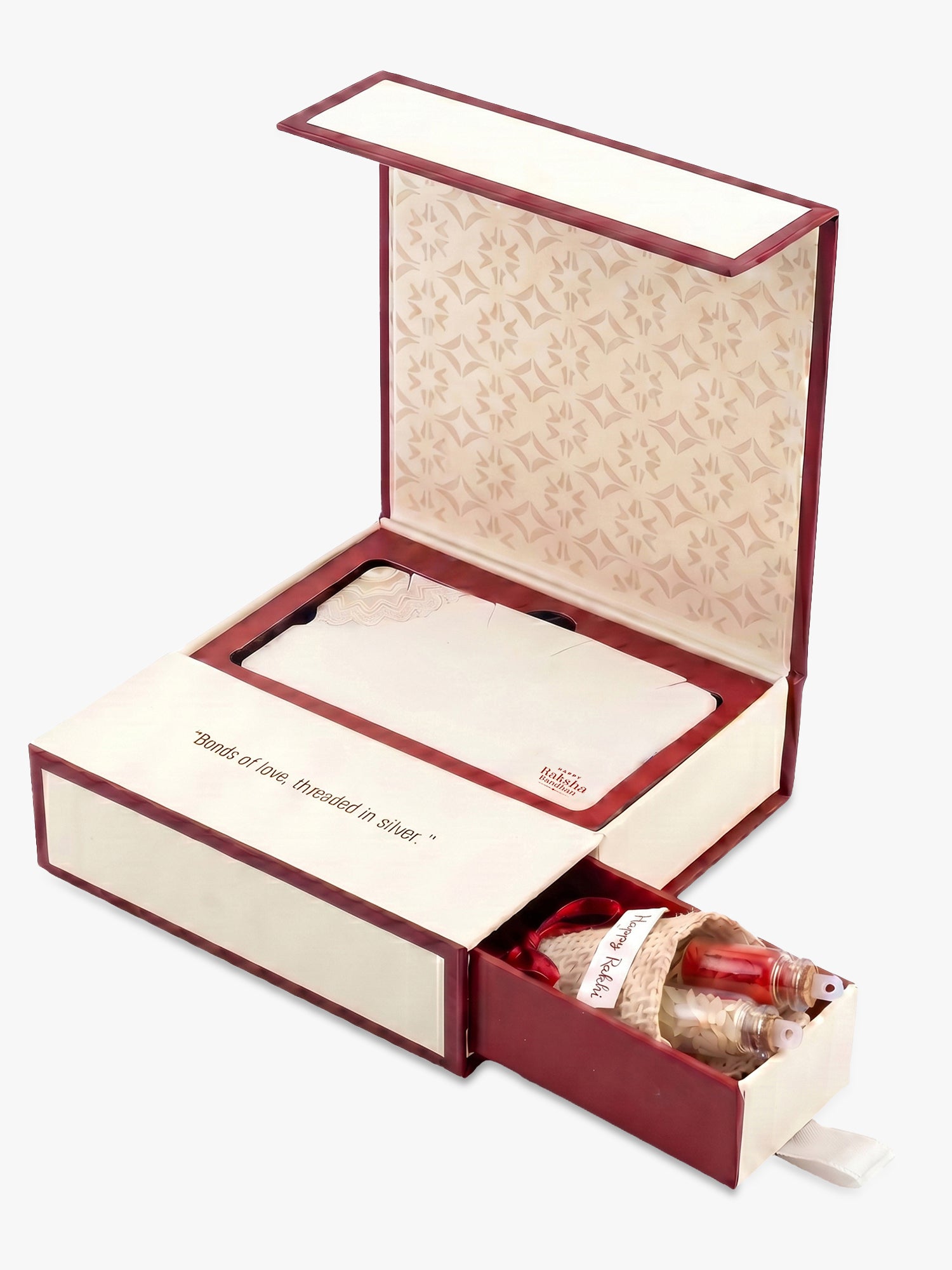 Silver Vignesha Rudraksha Rakhi