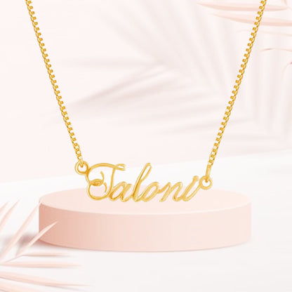 Golden Personalised Eternal Necklace