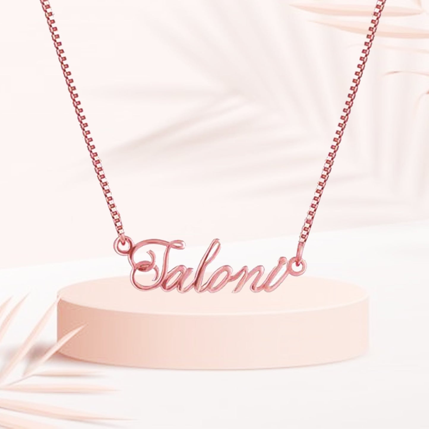 Rose Gold Personalised Eternal Necklace