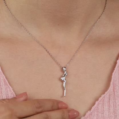 Silver Gift of Life Pendant With Link Chain