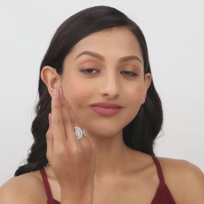 Silver Peacock Heritage Ring