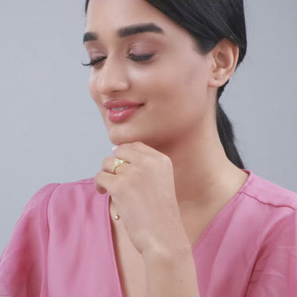 Golden Beads of Love Ring