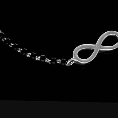 Silver Infinity and Beyond Kids Nazariya Bracelet (3-5 yrs)