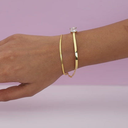 Golden Centre of Attraction Bracelet