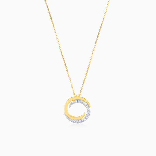 Gold Moon Magic Diamond Necklace
