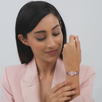 Anushka Sharma Rose Gold Statement Bracelet