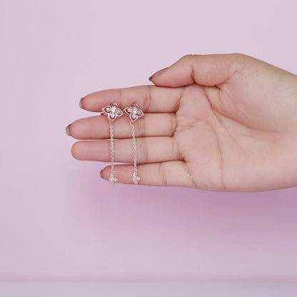 Rose Gold Artsy Dangling Set