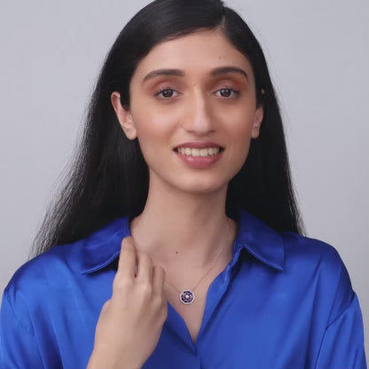 Rose Gold Taj Mosaic Necklace