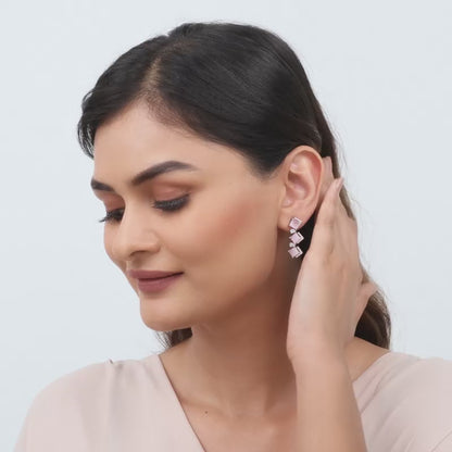 Anushka Sharma French Rose Earrings