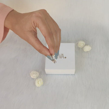 Silver Layered Butterfly Ring