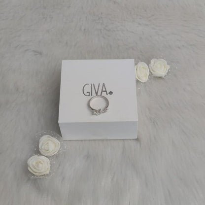 Silver Dual Blooming Flower Ring