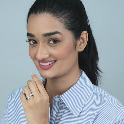 Silver Infinite Love Ring