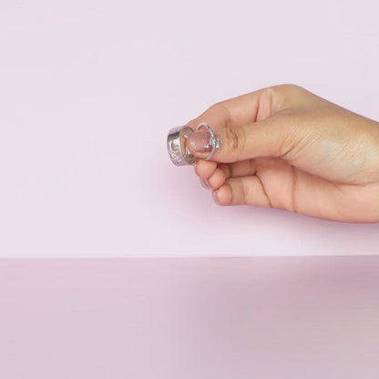 Silver Snake Charmer Couple Rings