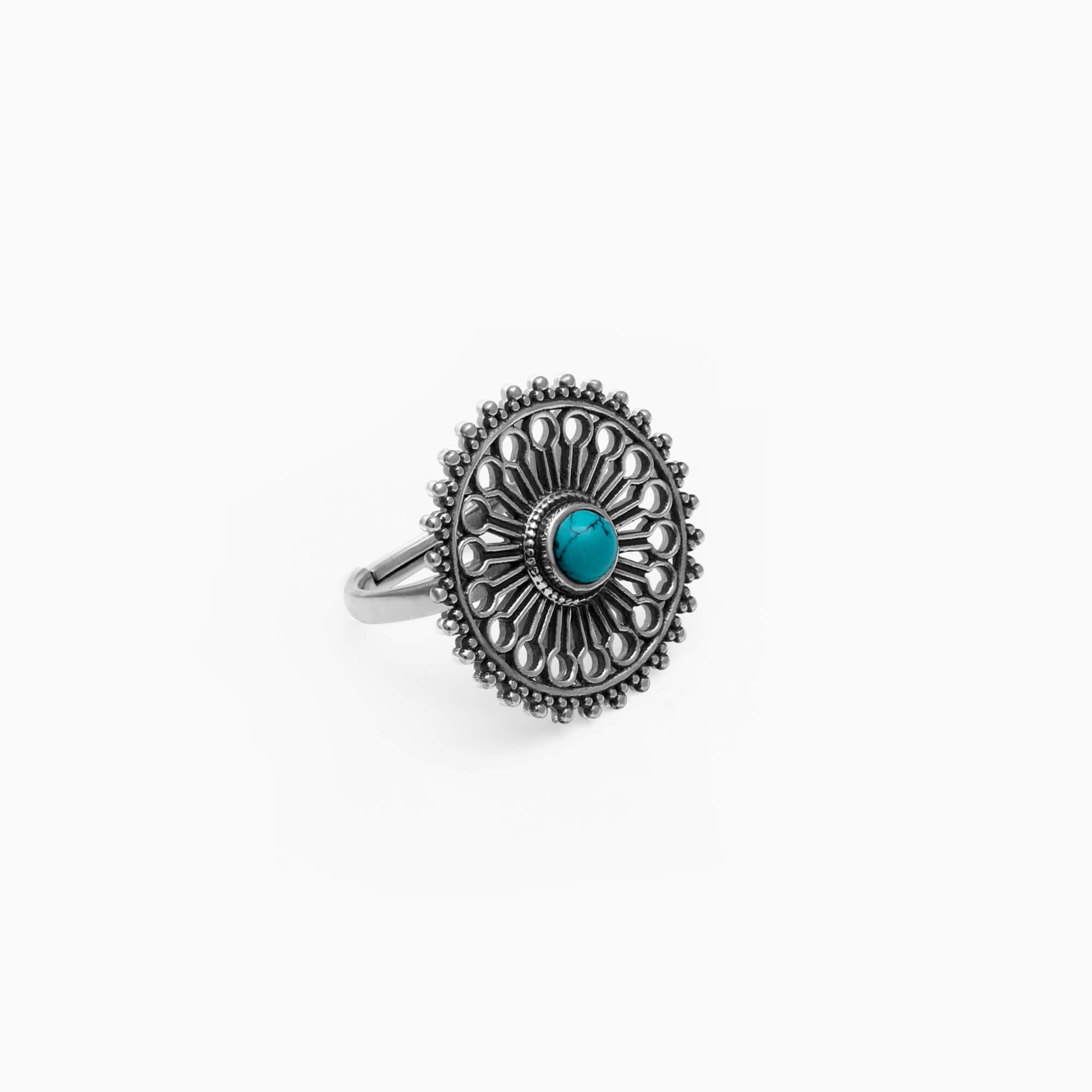 Antler and Turquoise ring – Japanese Melody