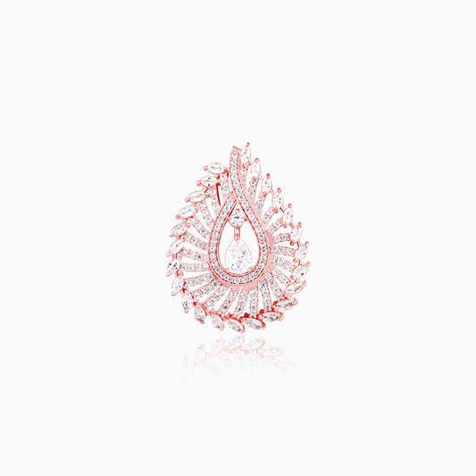 Rose Gold Joy Of Heart Brooch