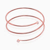 Rose Gold Layered Bangle Bracelet