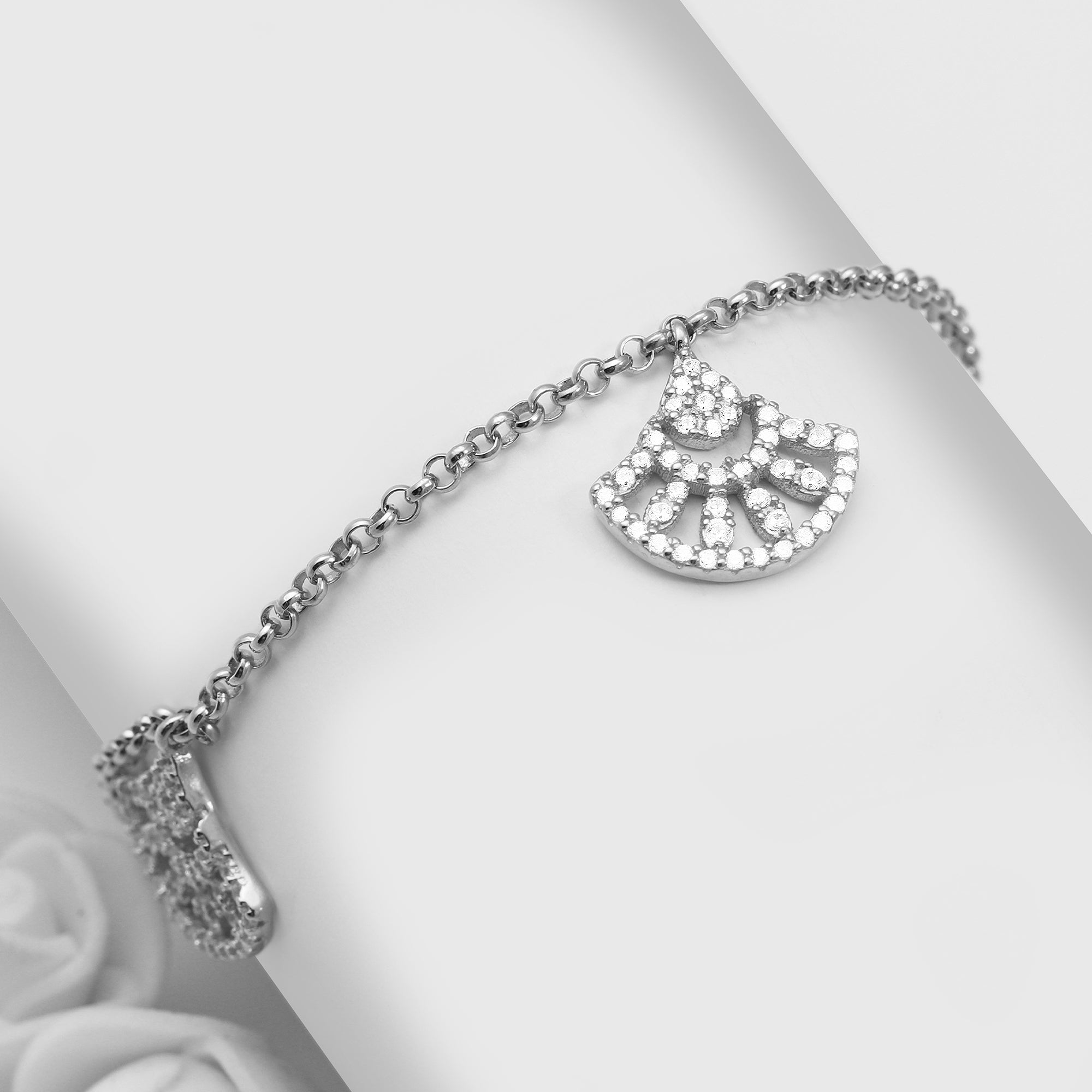 Silver Charming Wave Bracelet - view 2