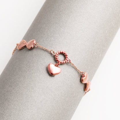 Rose Gold Charming Heart Set
