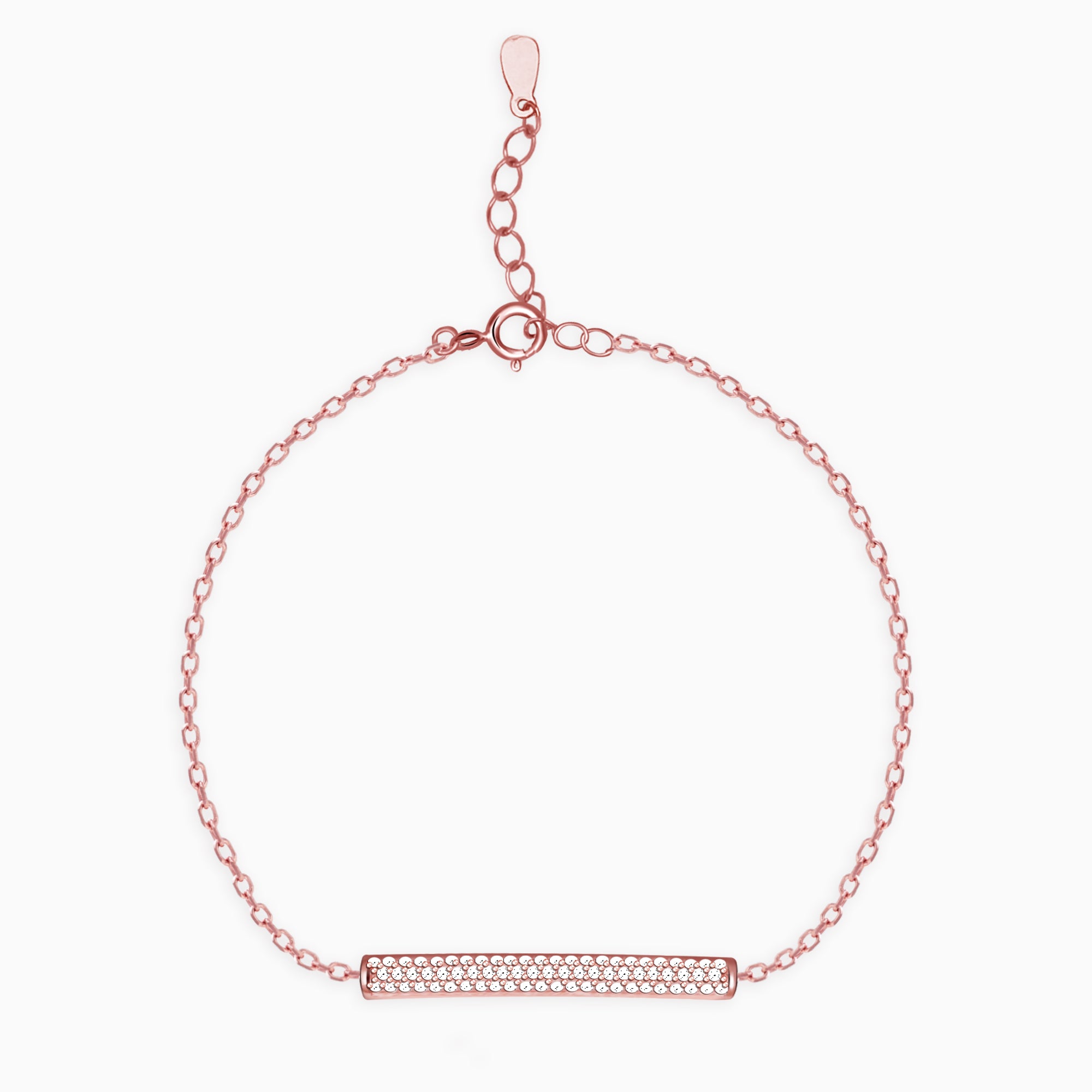 Rose Gold Minimal Grace Bracelet - Image 1