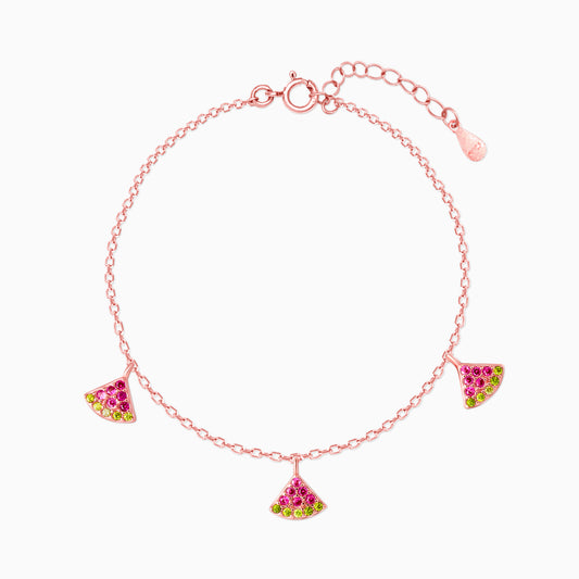 Rose Gold Quirky Watermelon Bracelet