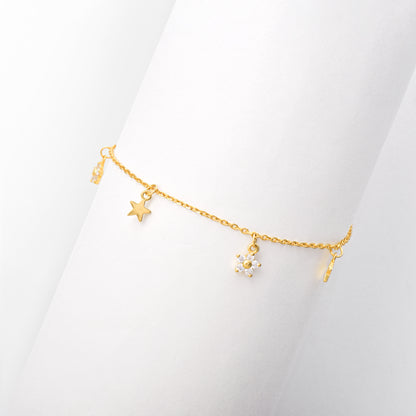 Golden Night Star Bracelet
