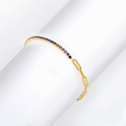 Golden Chained Streamer Bracelet
