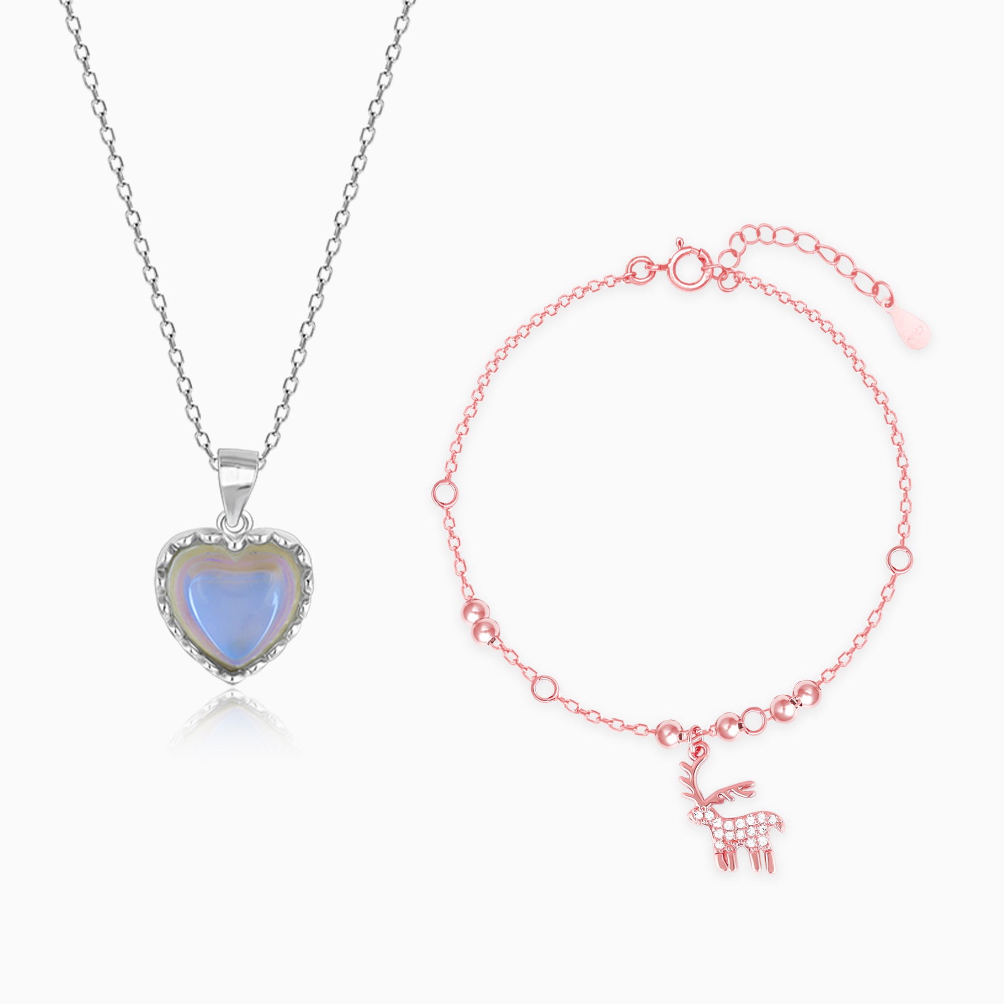 Dual Tone Reindeer Love Set of Two - Image 1