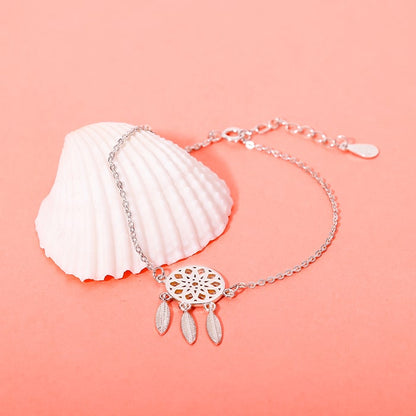 Silver Dreamcatcher Bracelet