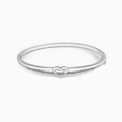 Silver Minimal Heart Bracelet – GIVA