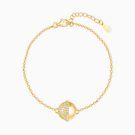 Golden Beads of Love Bracelet