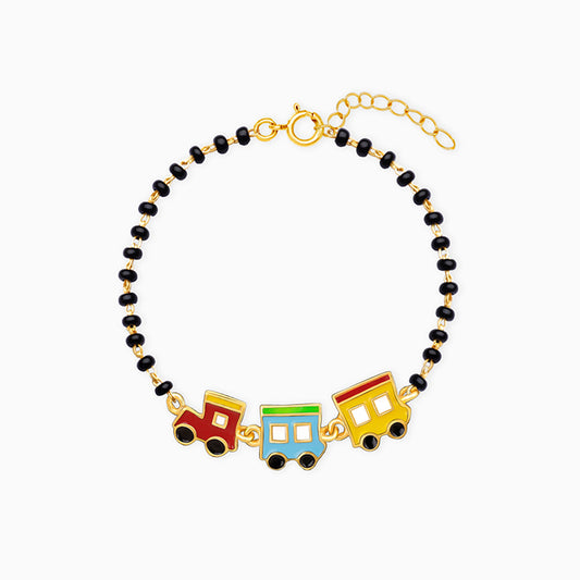 Golden Choo Choo Train Infant Bracelet