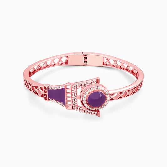 Rose Gold Eiffel Tower Bracelet
