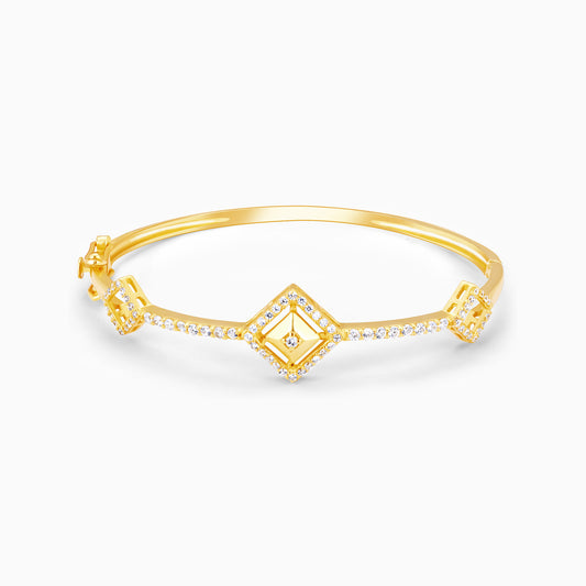 Golden Square Prism Signature Bracelet
